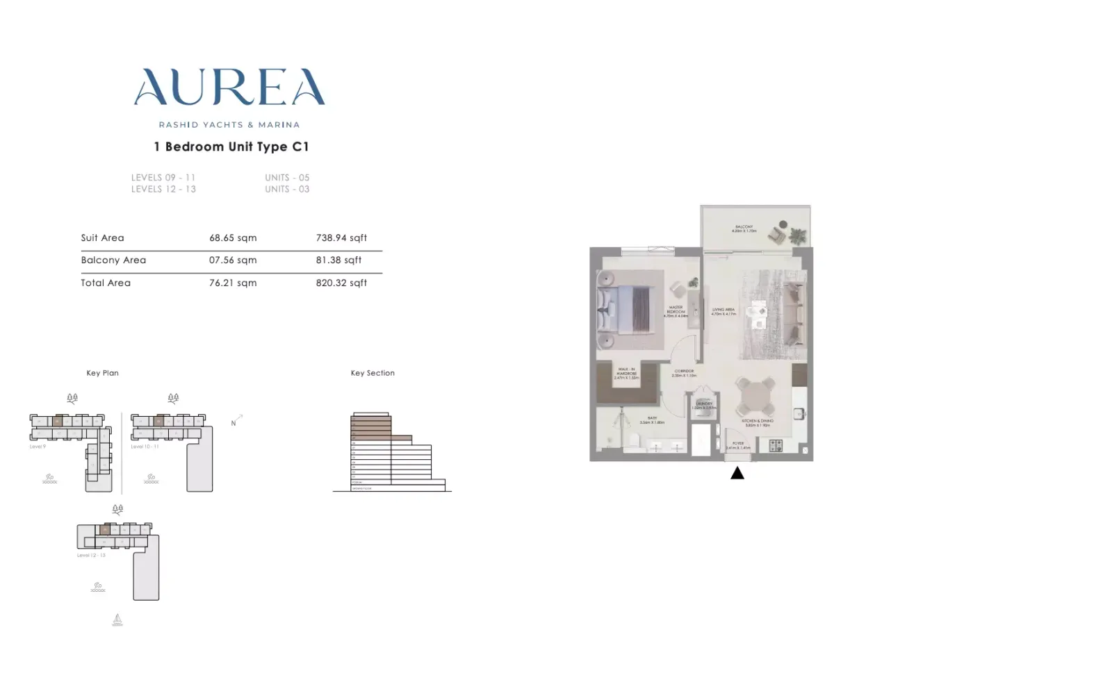Floor plan for Type C1 v2