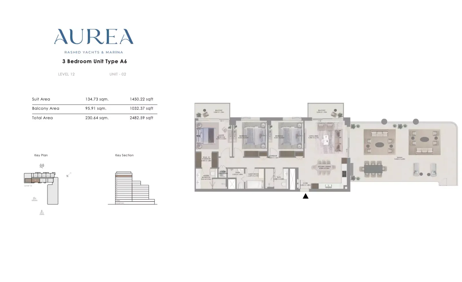 Floor plan for Type A6