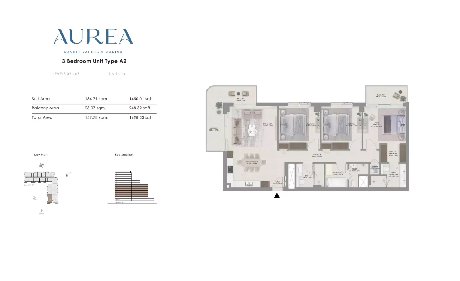 Floor plan for Type A2