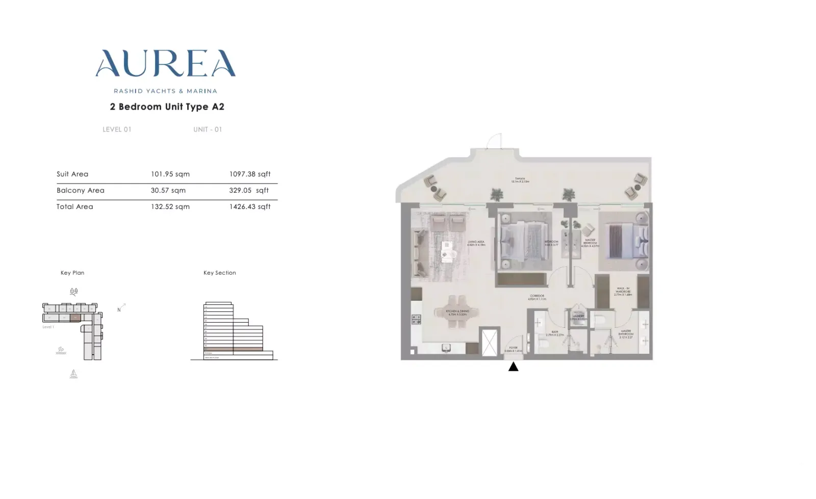 Floor plan for Type A2