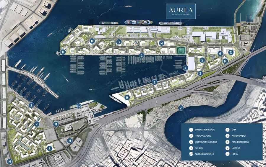 Aurea by Emaar master plan