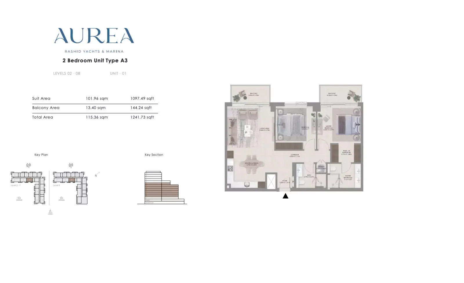 Floor plan for Type A3