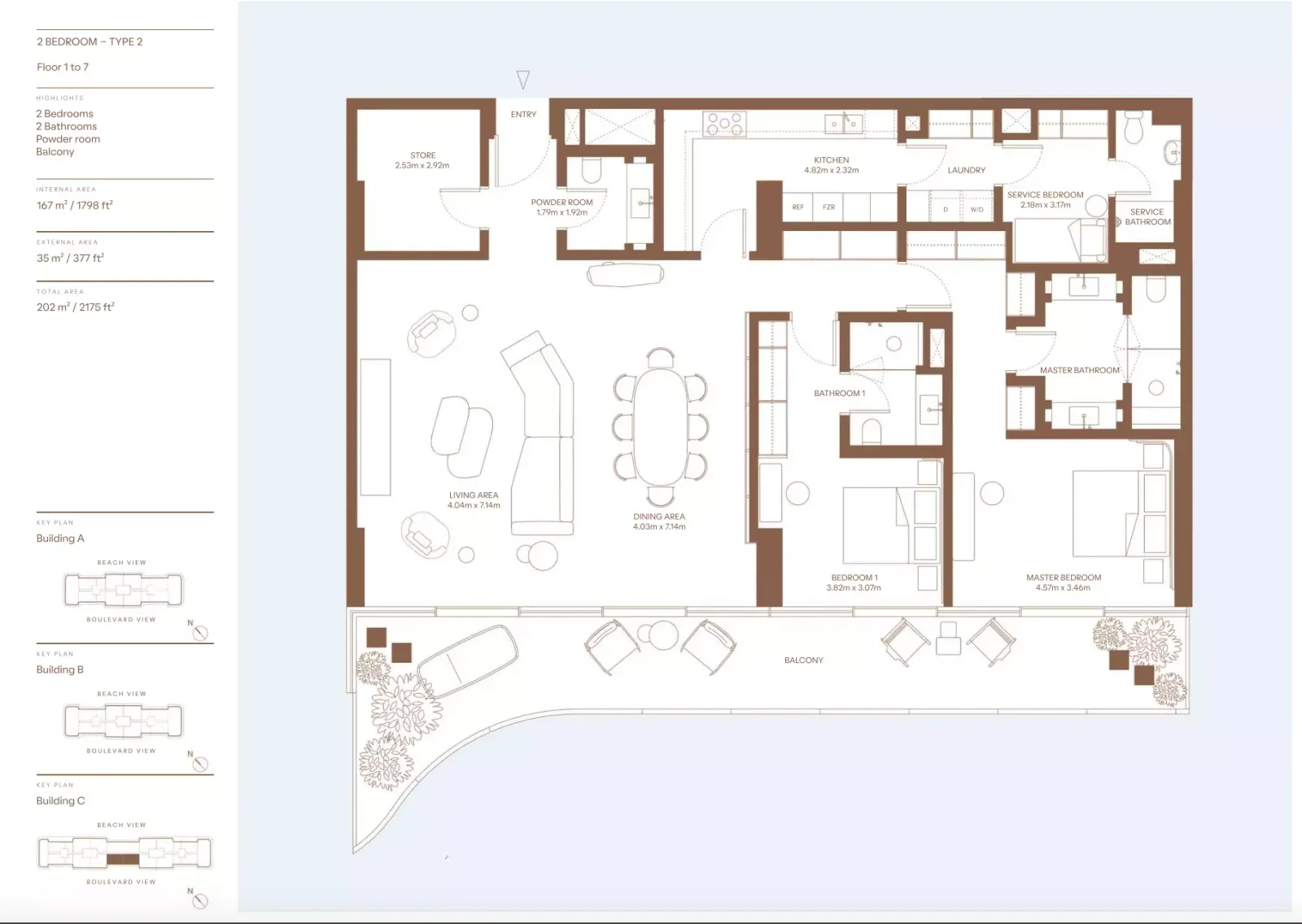 Floor plan for Type 2