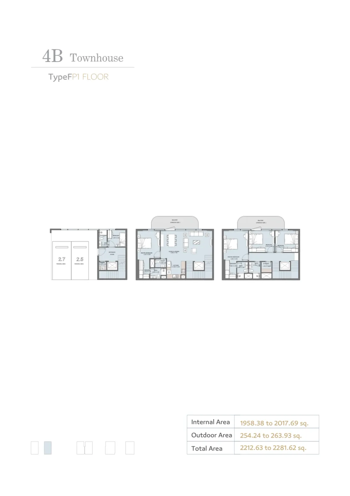Floor plan for Type F