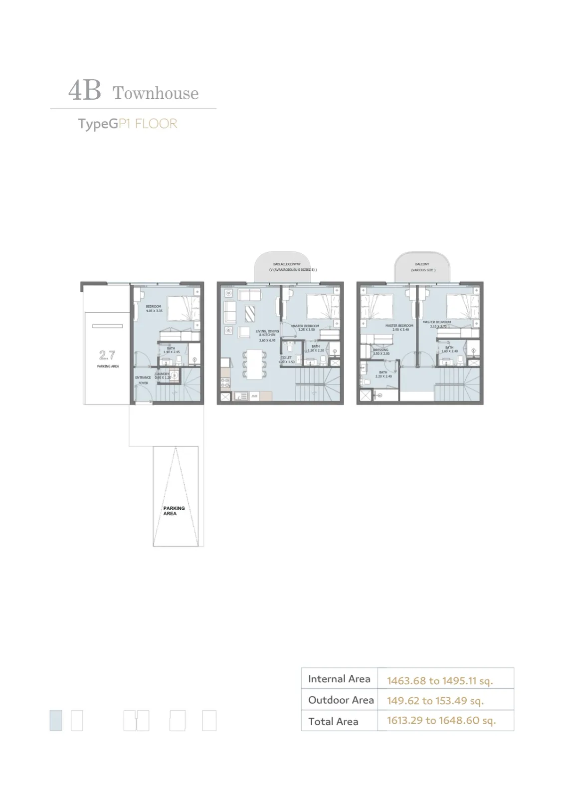 Floor plan for Type G