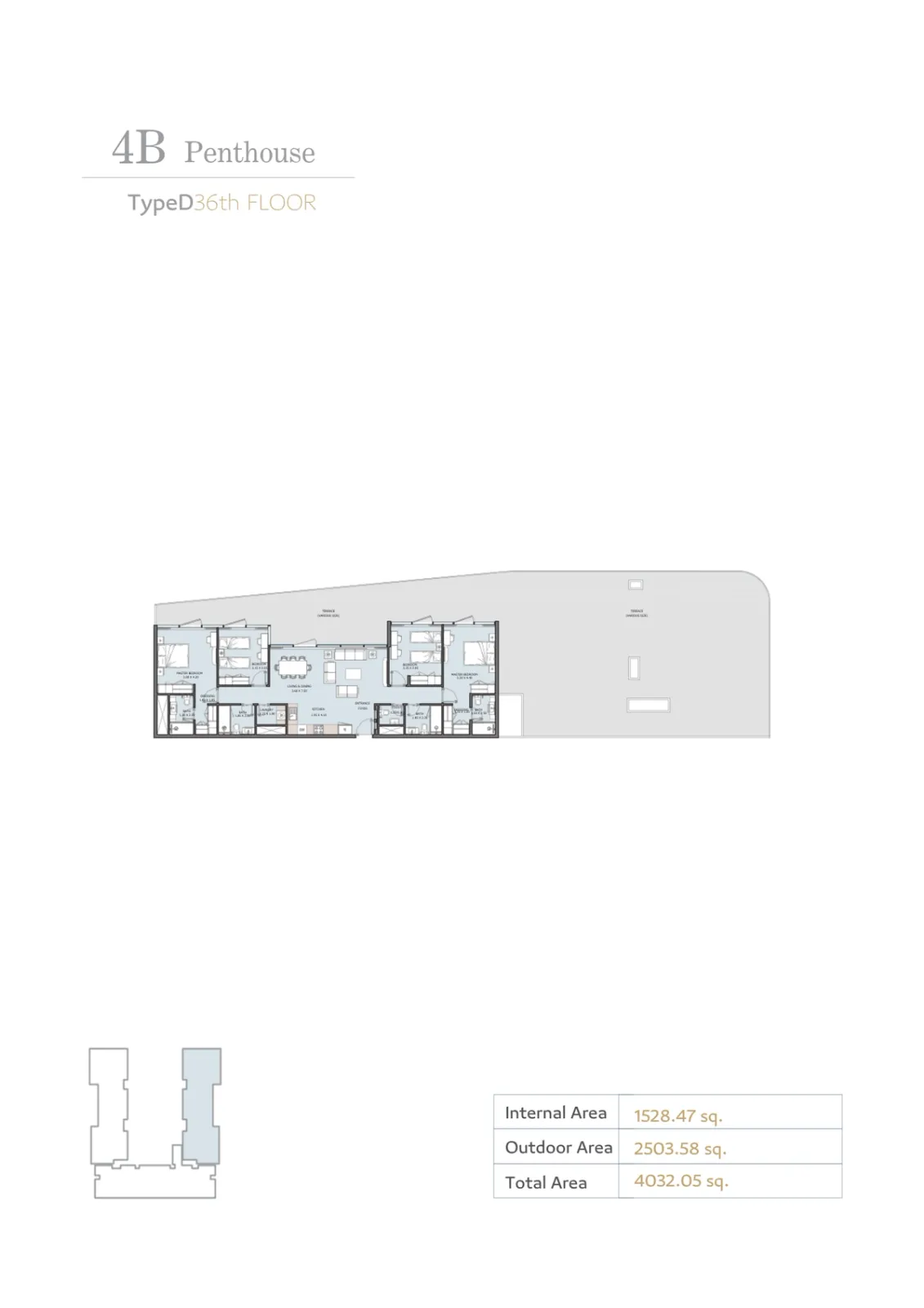 Floor plan for Type D