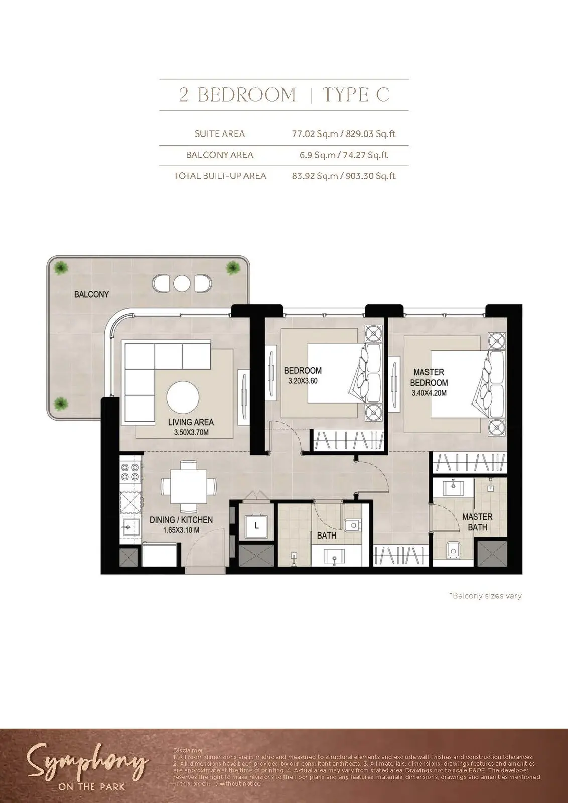 Floor plan for Type C