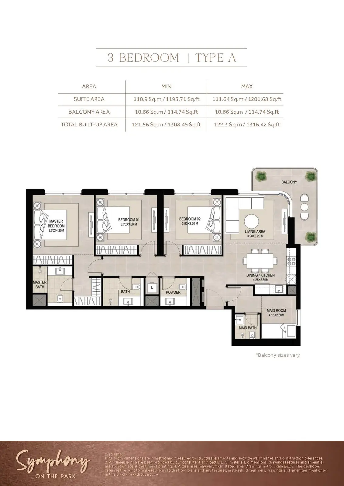 Floor plan for Type A