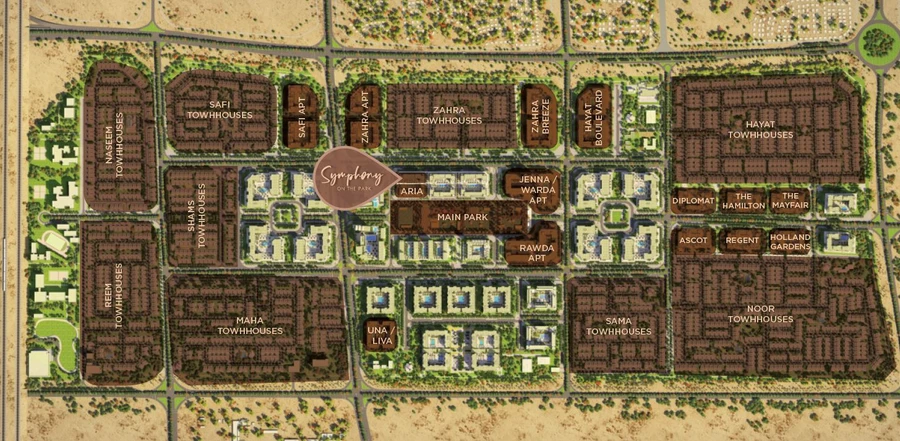 Symphony on the Park master plan
