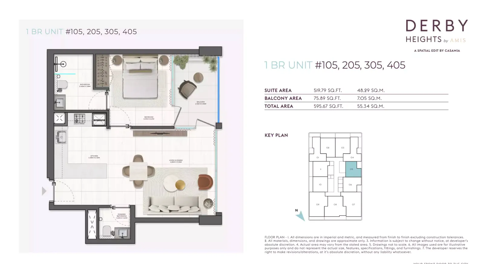 Floor plan for Type 7