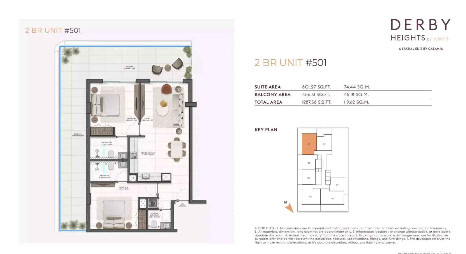 Floor plan for Type 1