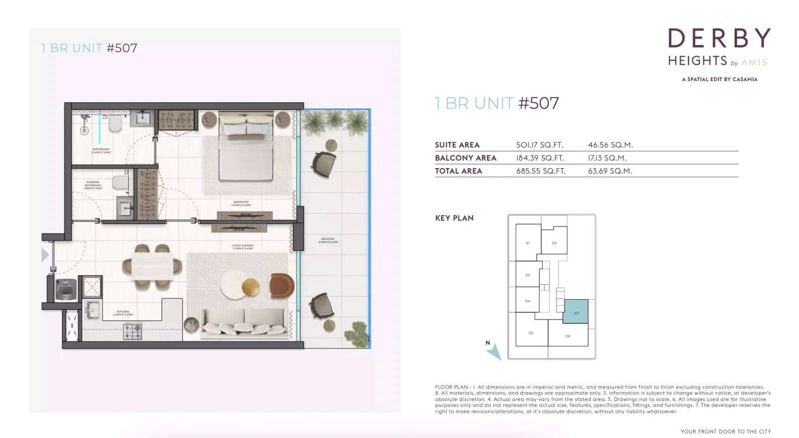 Floor plan for Type 21