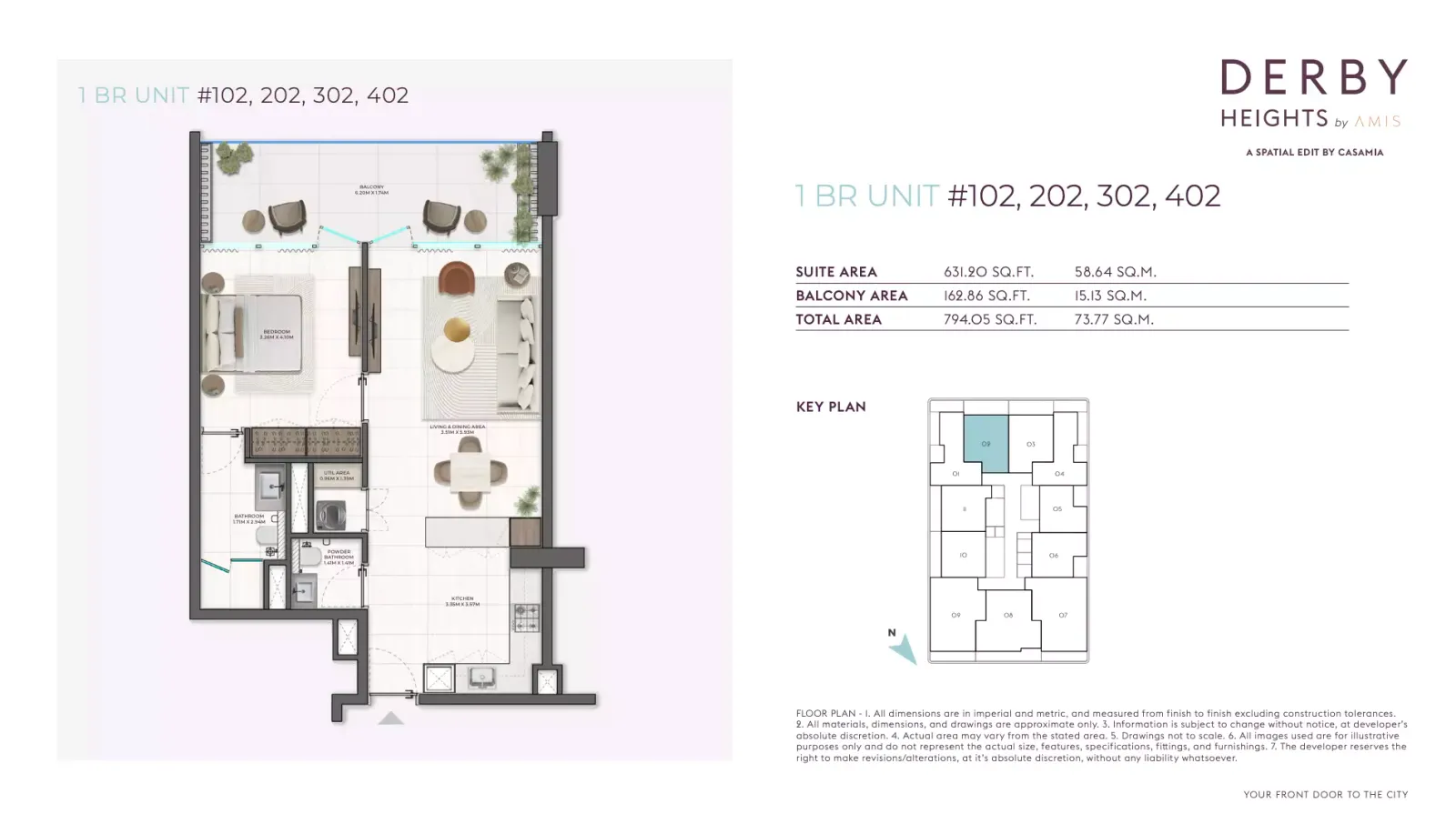 Floor plan for Type 3