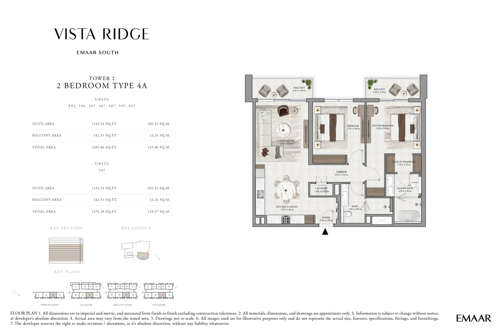 Floor plan for Type 4A