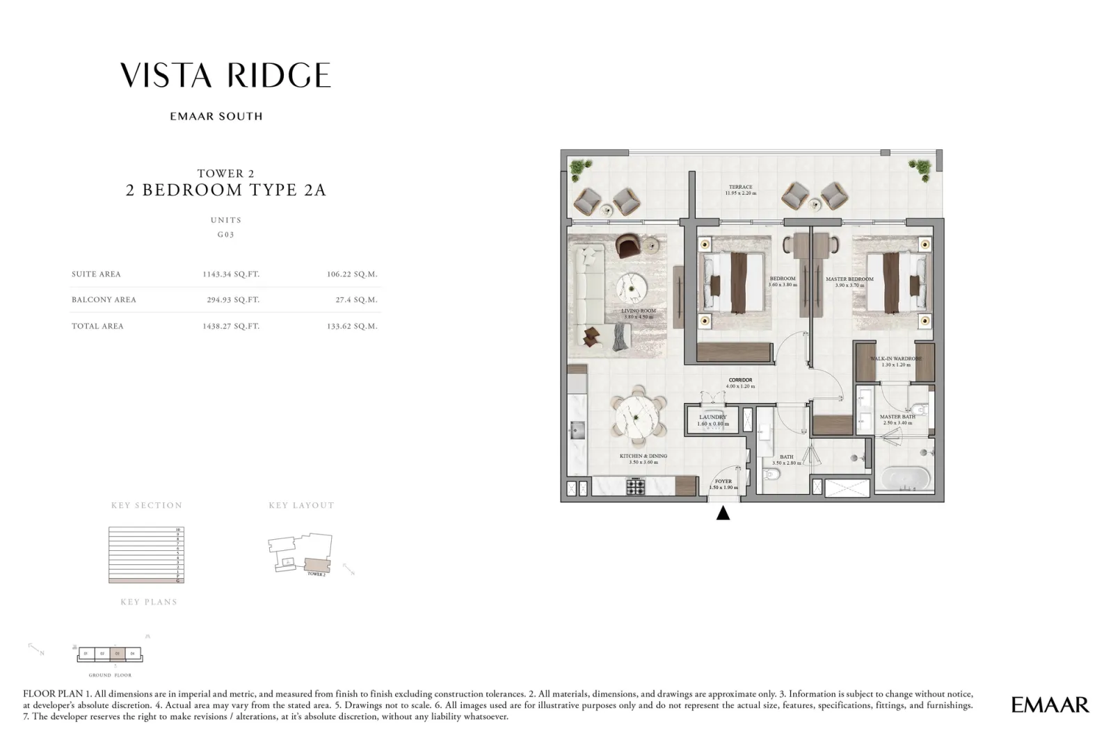 Floor plan for Type 2A
