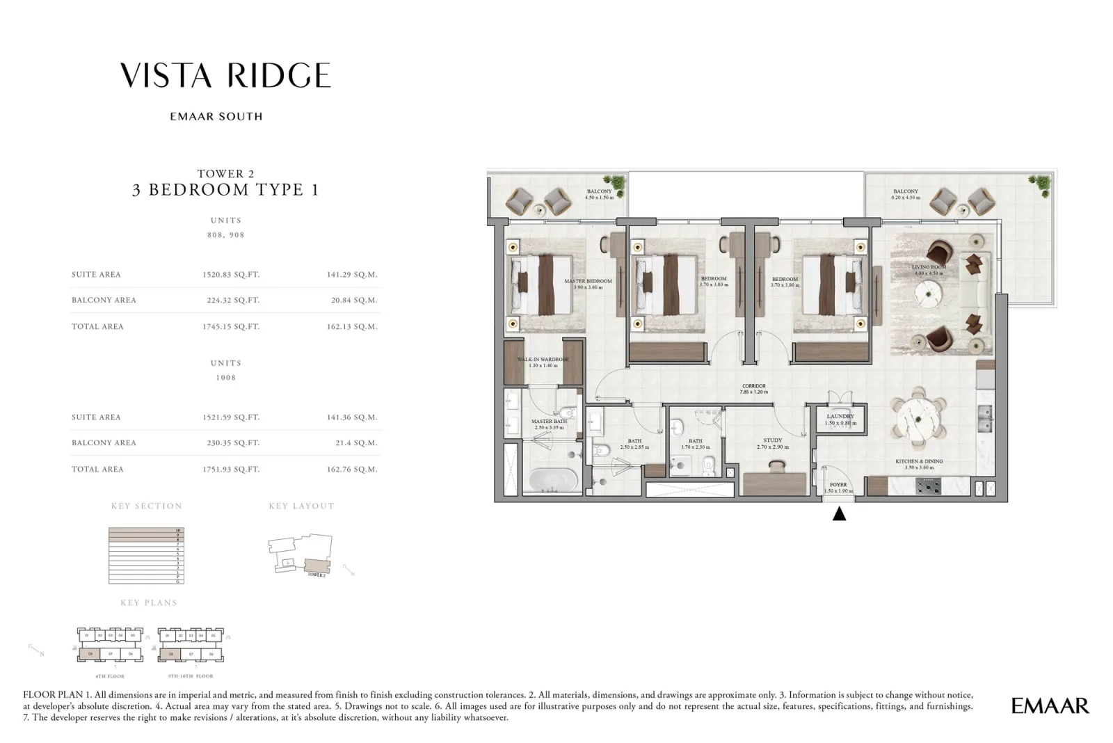 Floor plan for Type 1