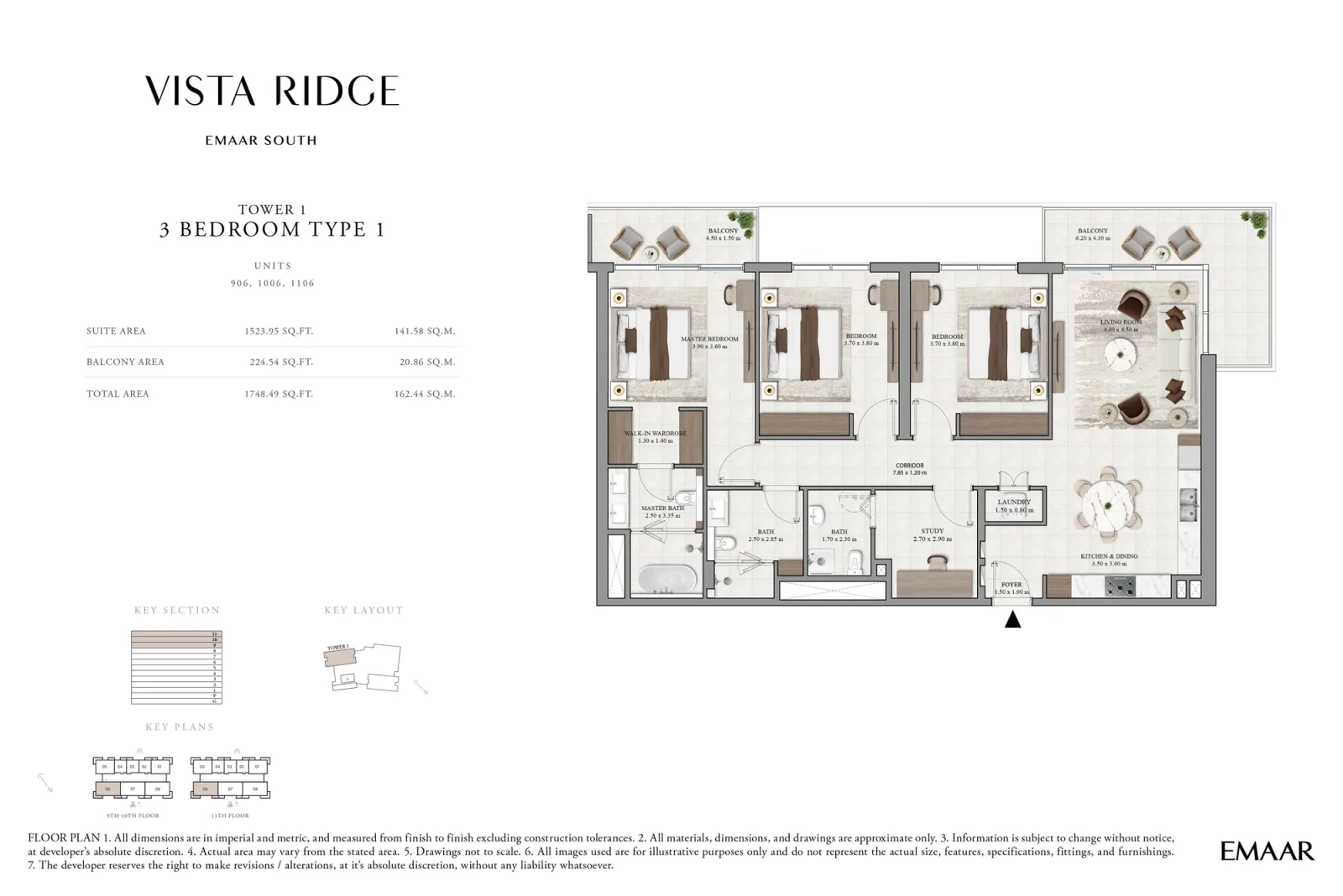 Floor plan for Type 1