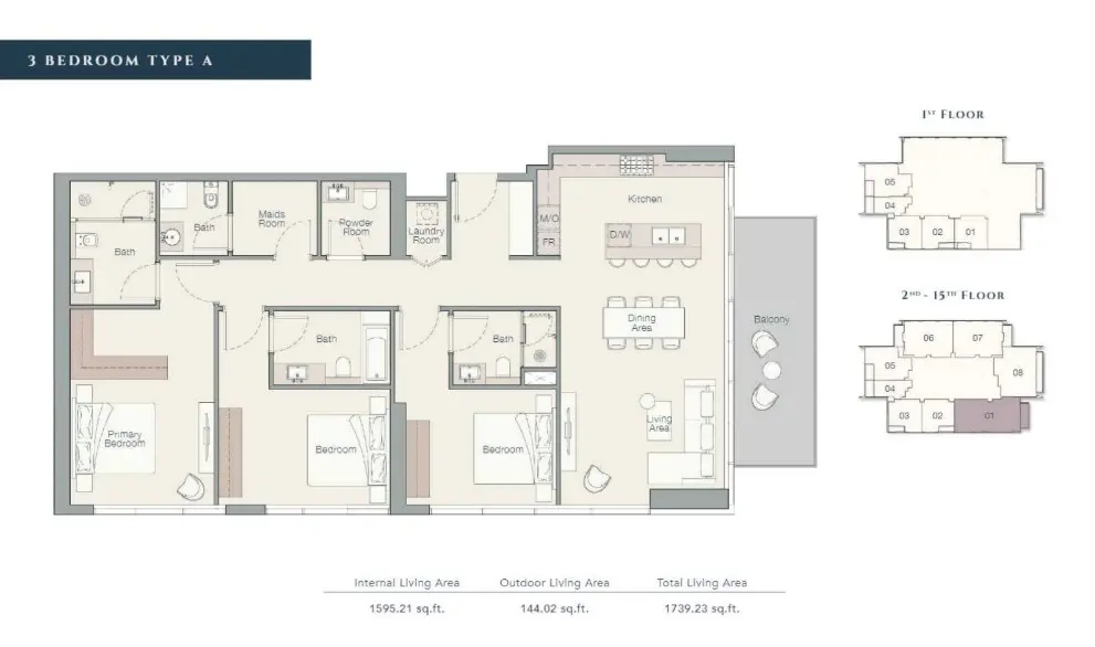 Floor plan for Type A