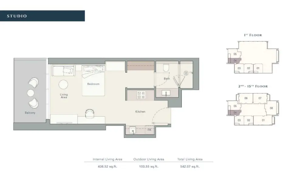 Floor plan for Type A