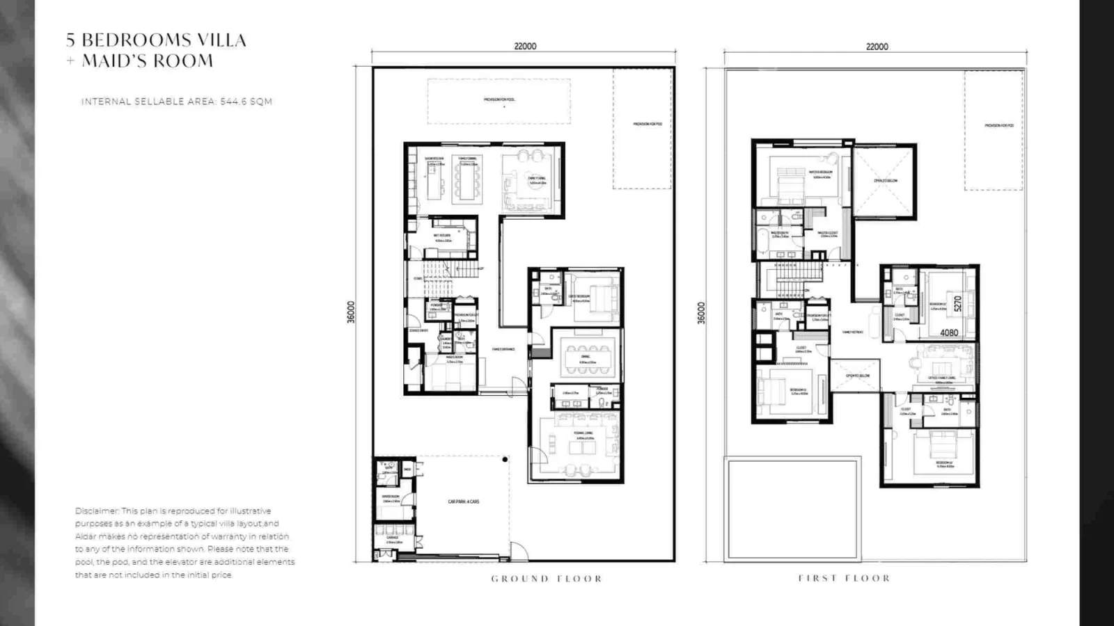 Floor plan for Type 1