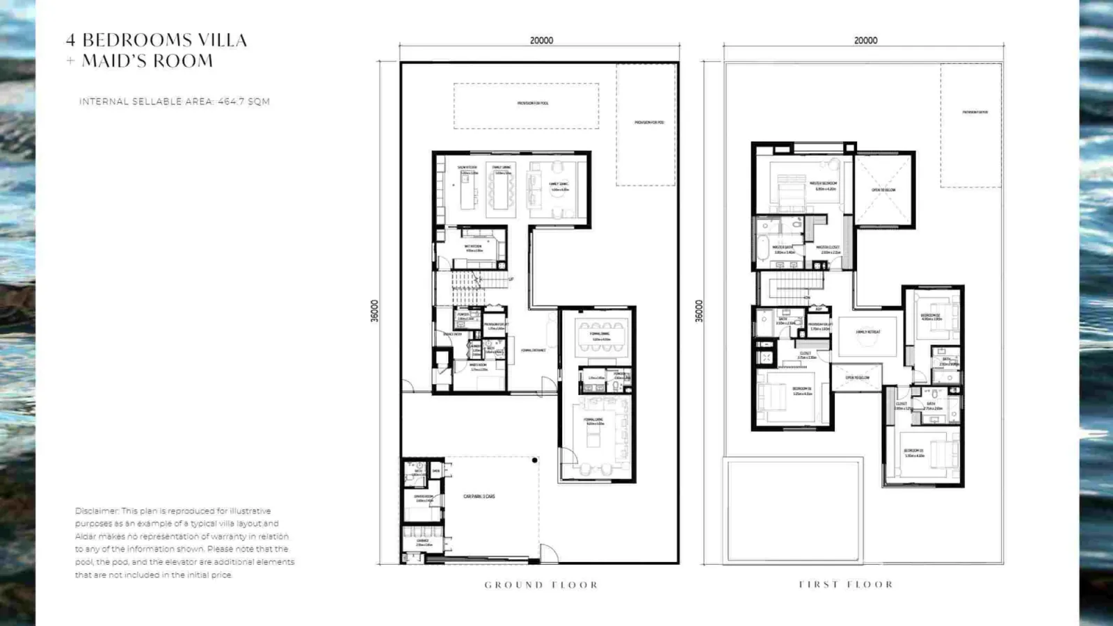 Floor plan for Type 1