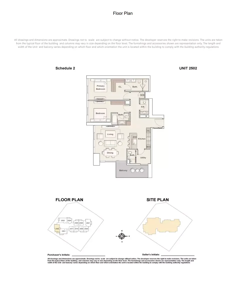 Floor plan for Type 2502