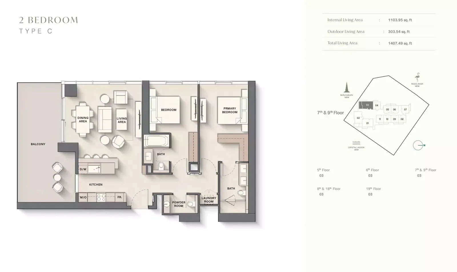 Floor plan for Type C