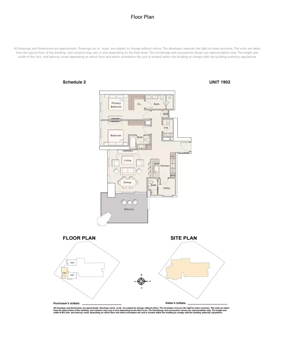 Floor plan for Type 1902