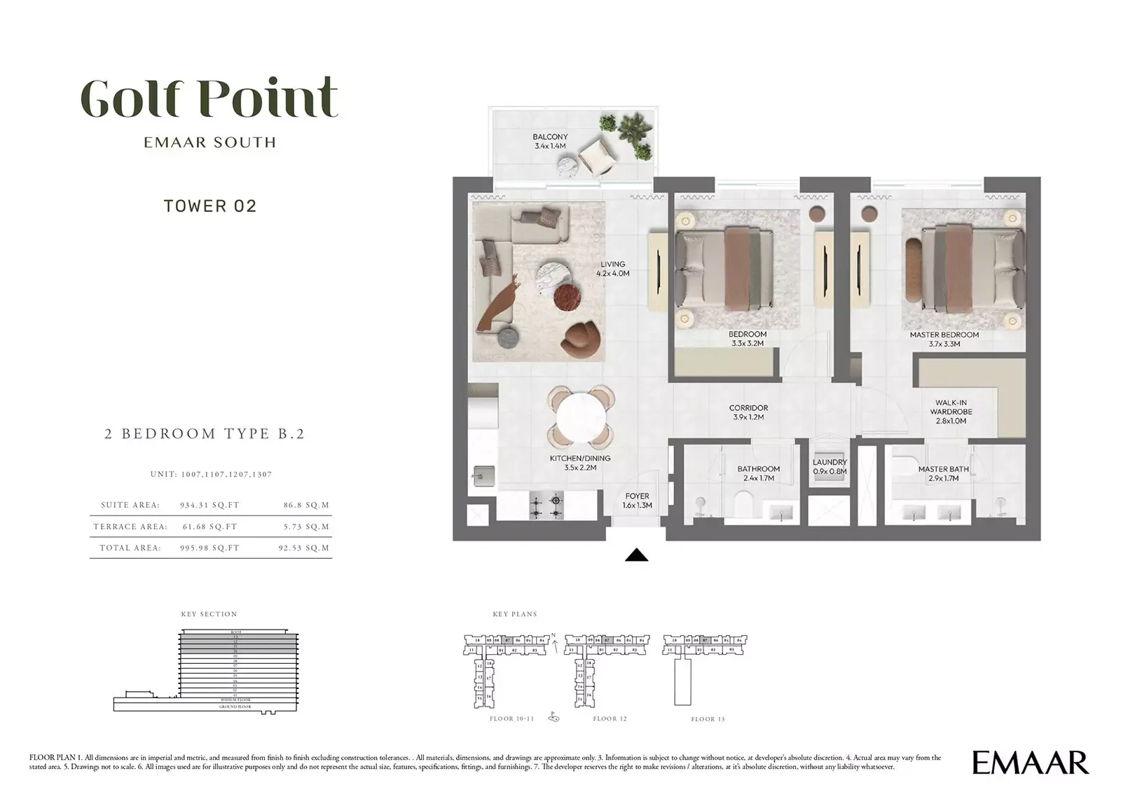 Floor plan for Type B.2