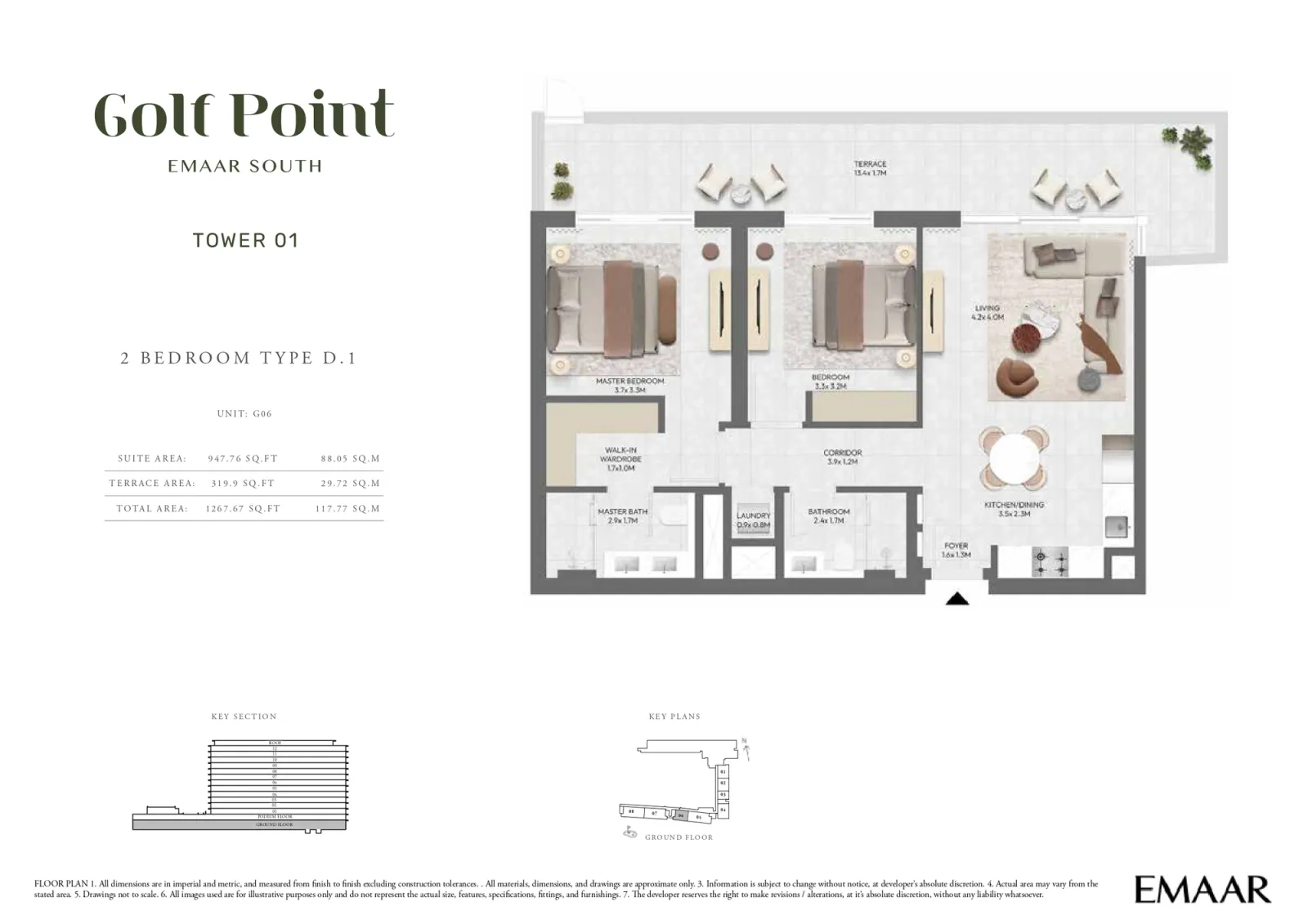 Floor plan for Type D.1