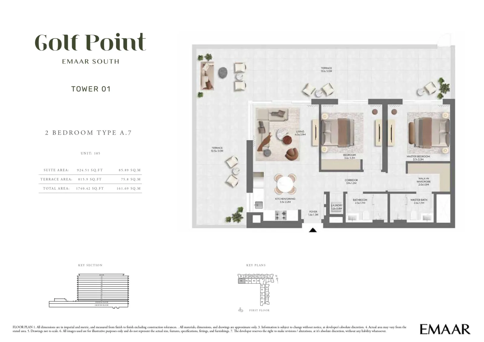 Floor plan for Type A.7
