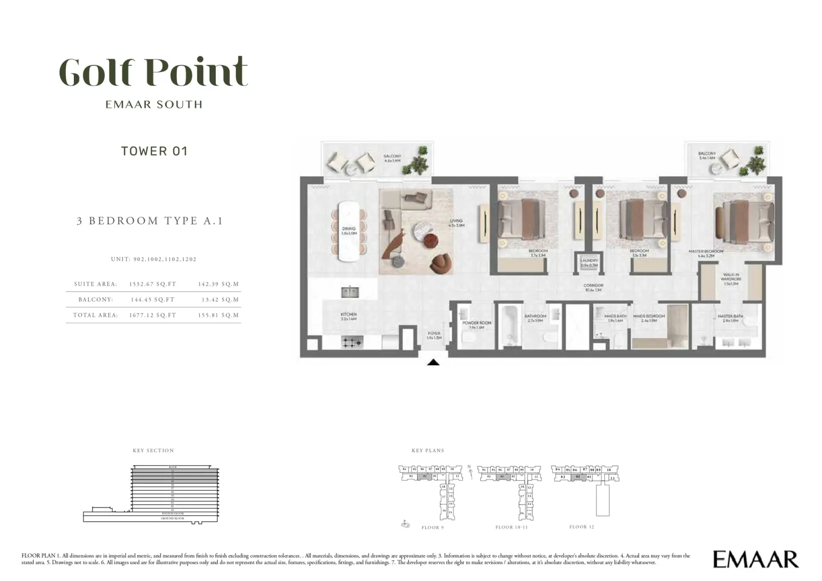 Floor plan for Type A.1