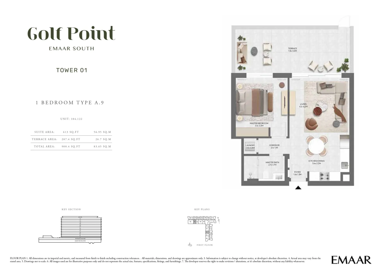 Floor plan for Type A.9