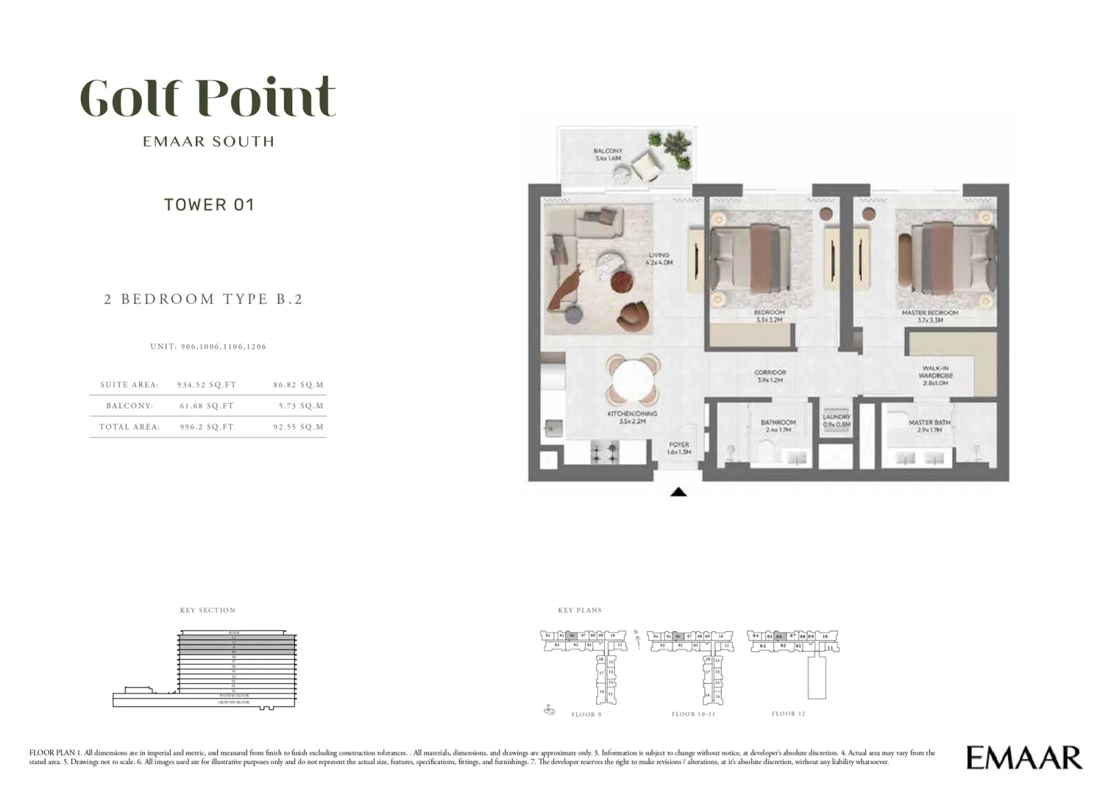 Floor plan for Type B.2