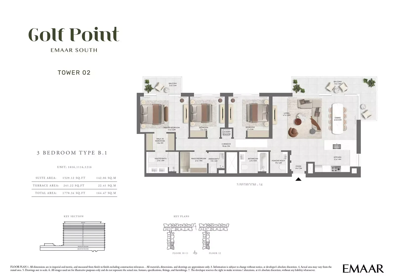 Floor plan for Type B.1
