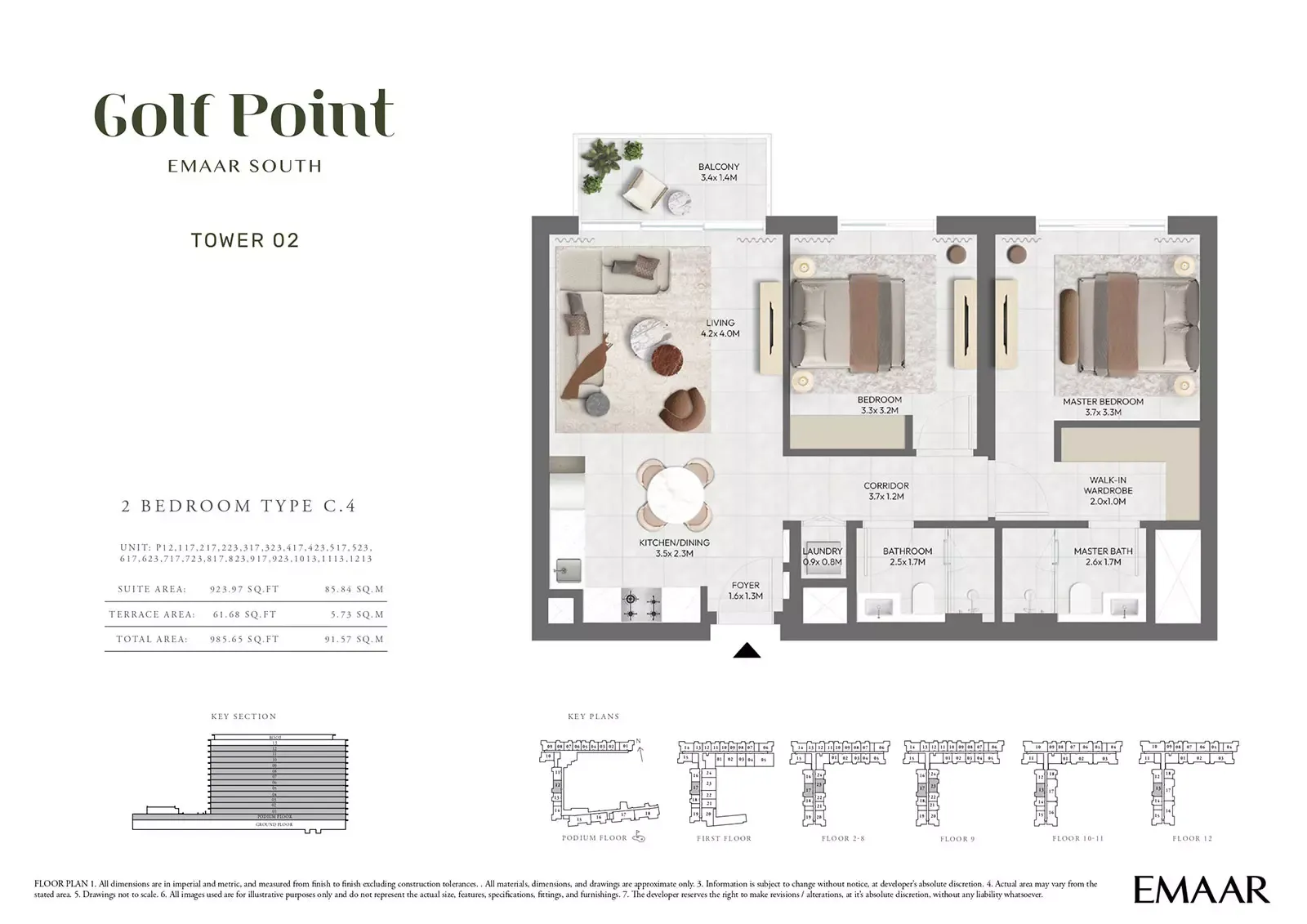 Floor plan for Type C.4