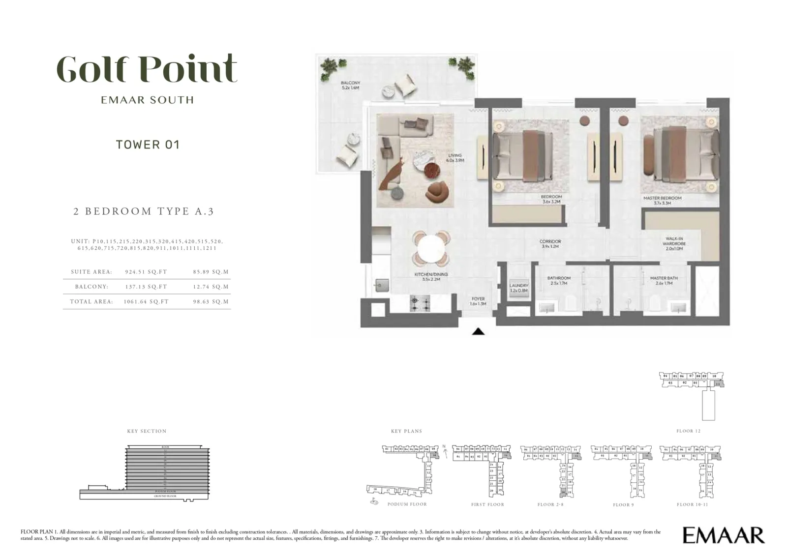 Floor plan for Type A.3