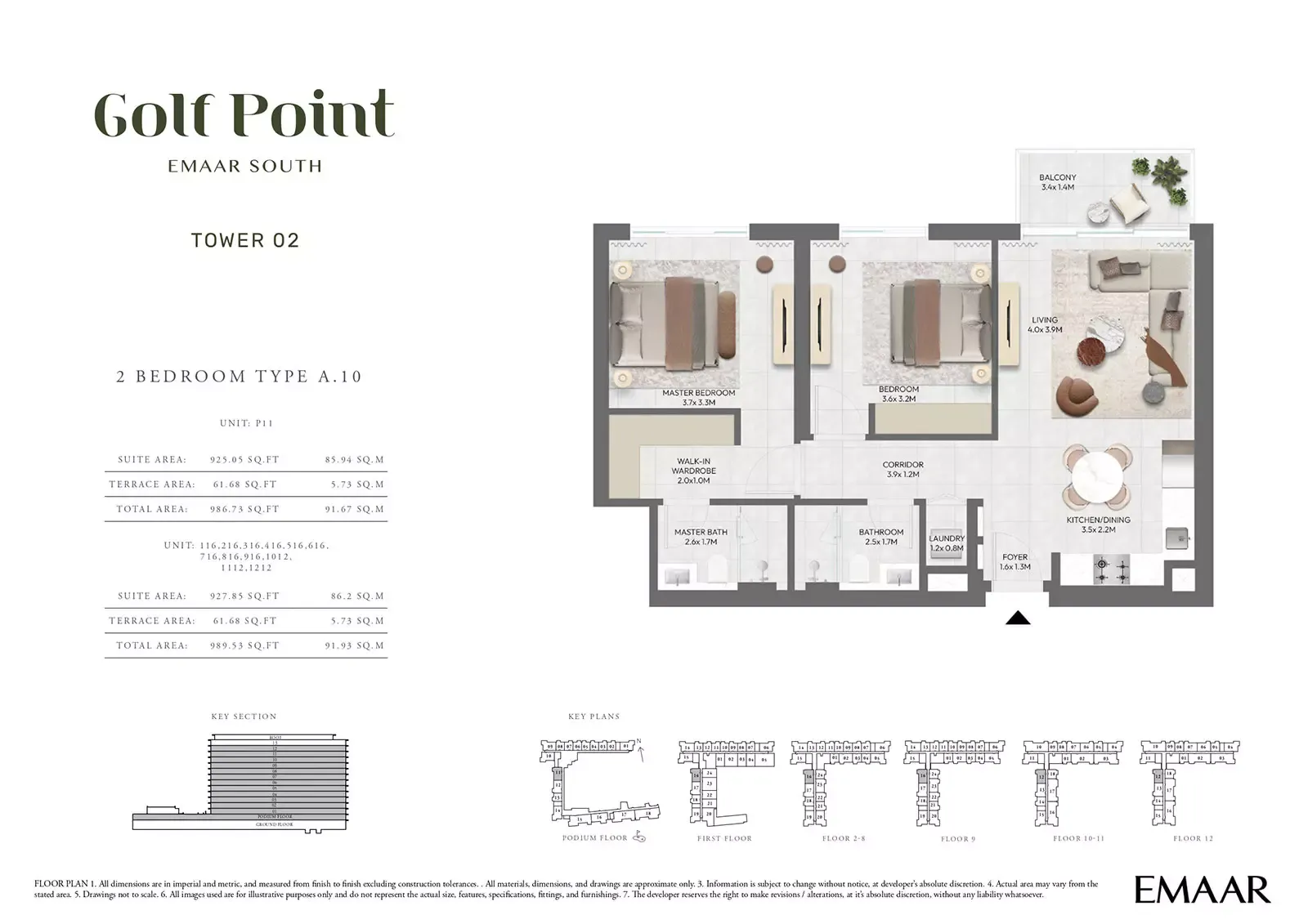 Floor plan for Type A.10