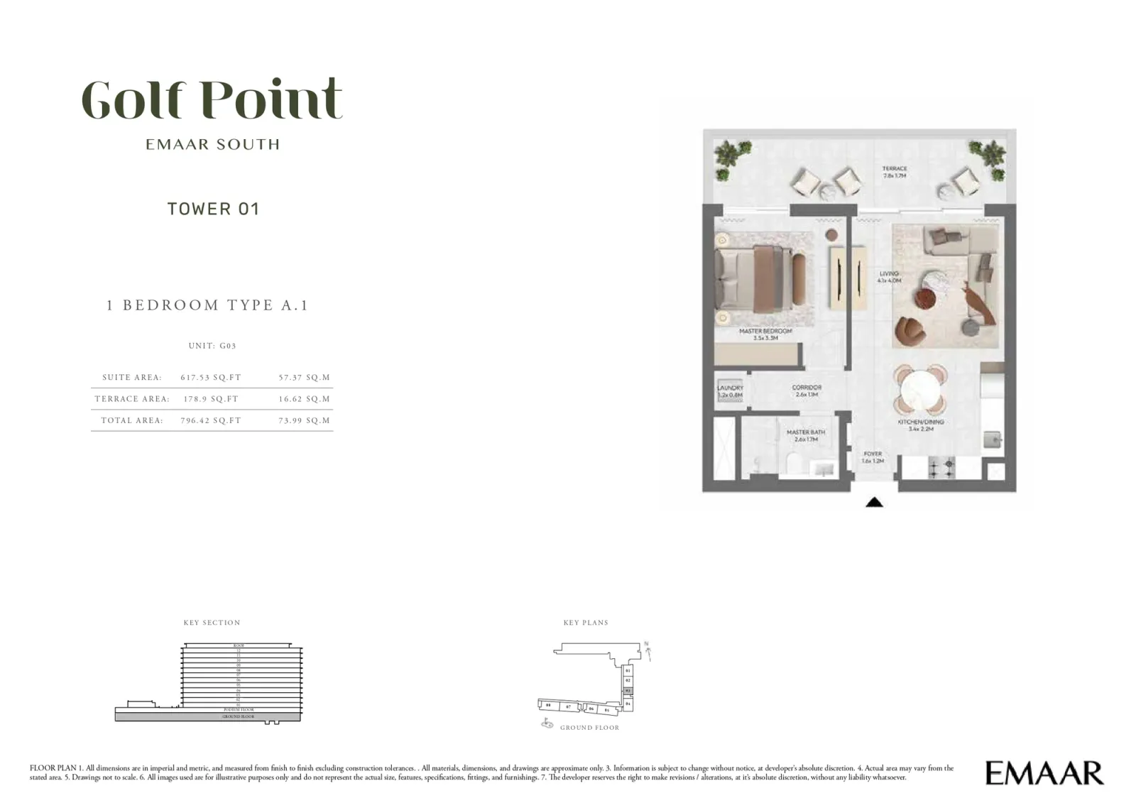 Floor plan for Type A.1