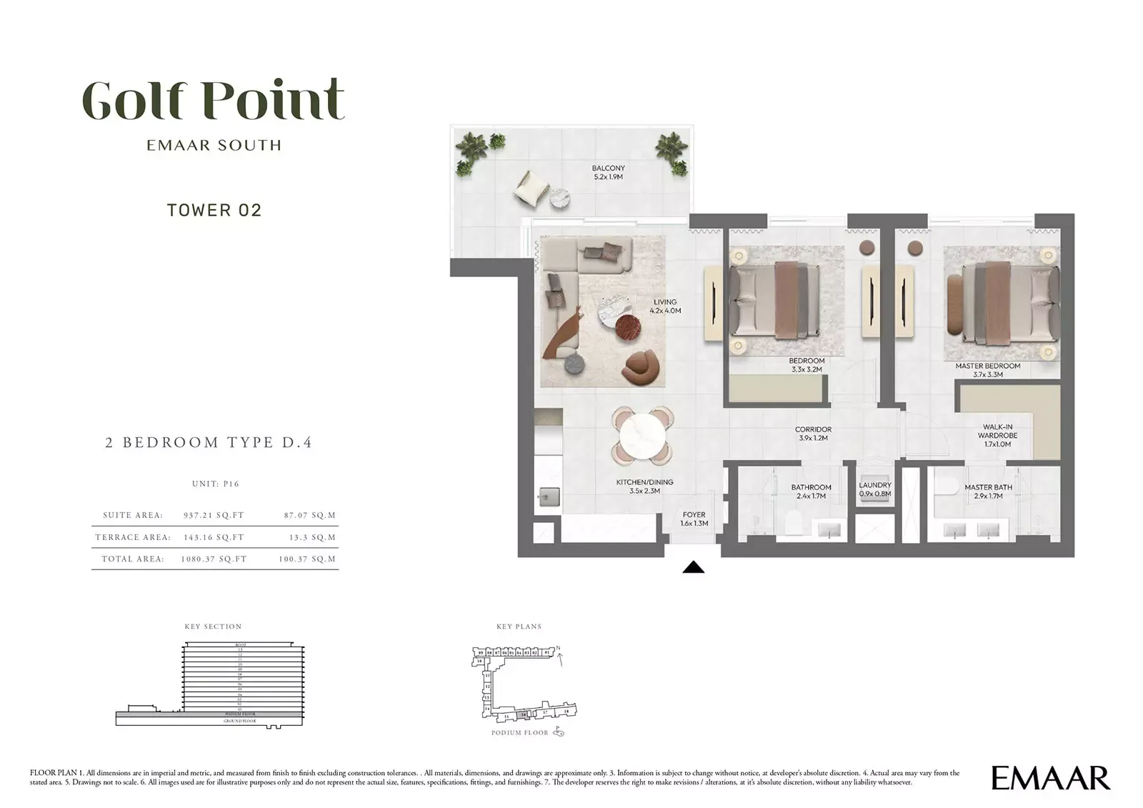 Floor plan for Type D.4