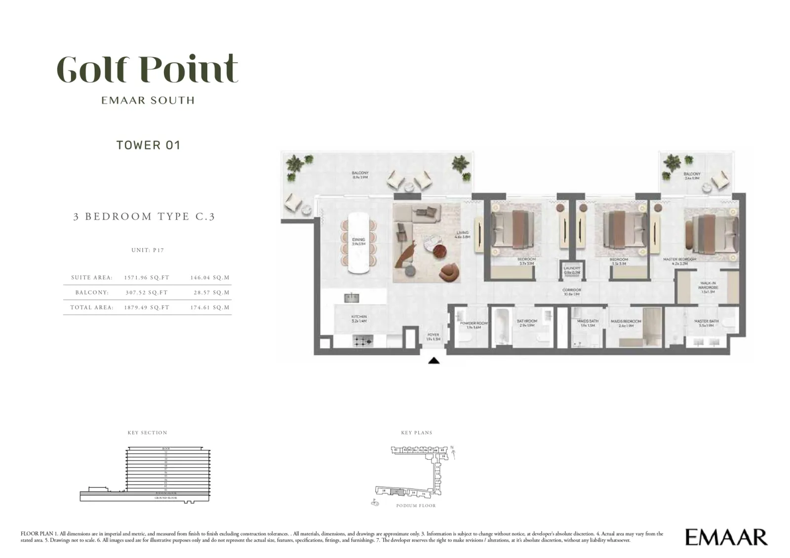 Floor plan for Type C.3
