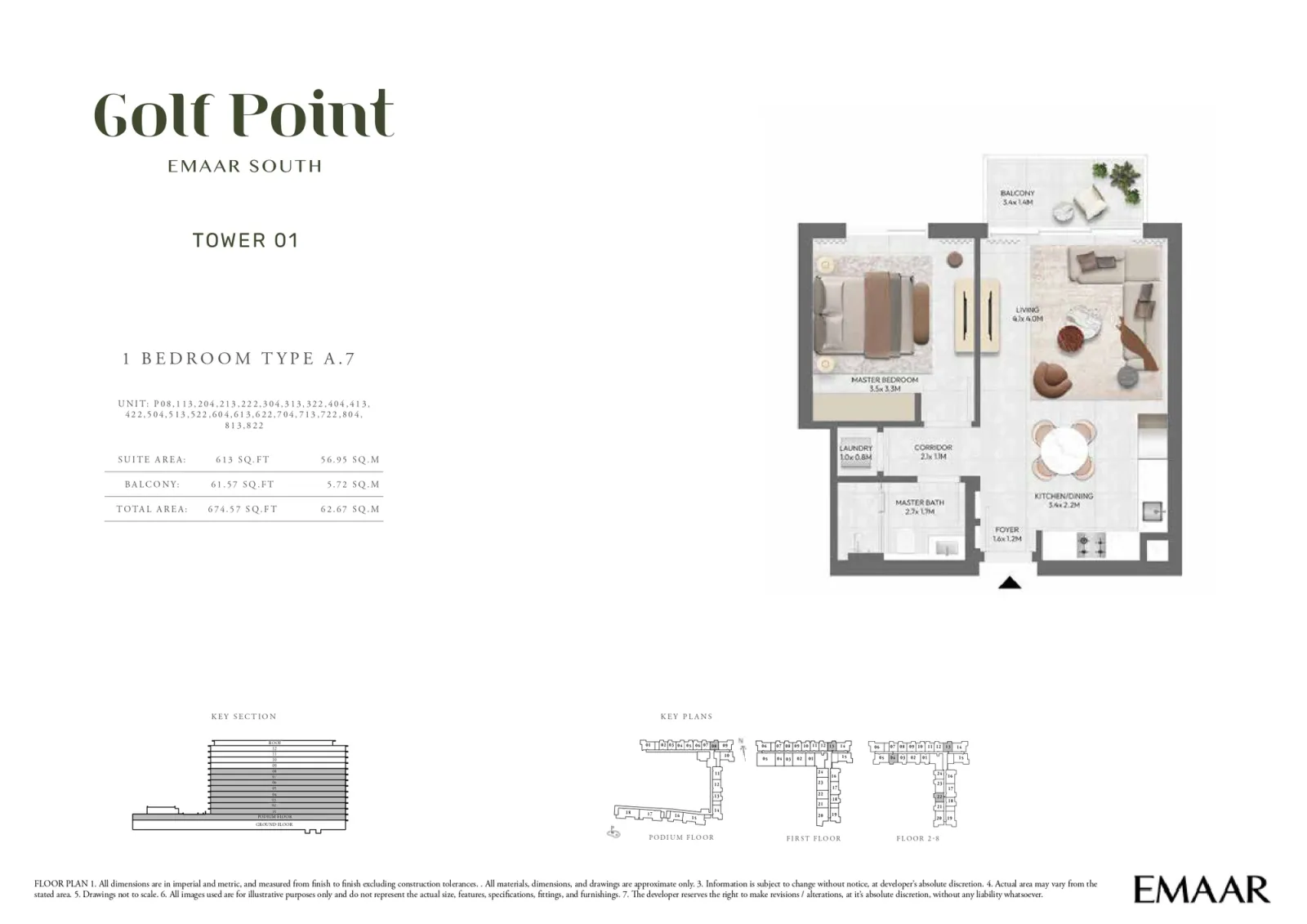 Floor plan for Type A.7