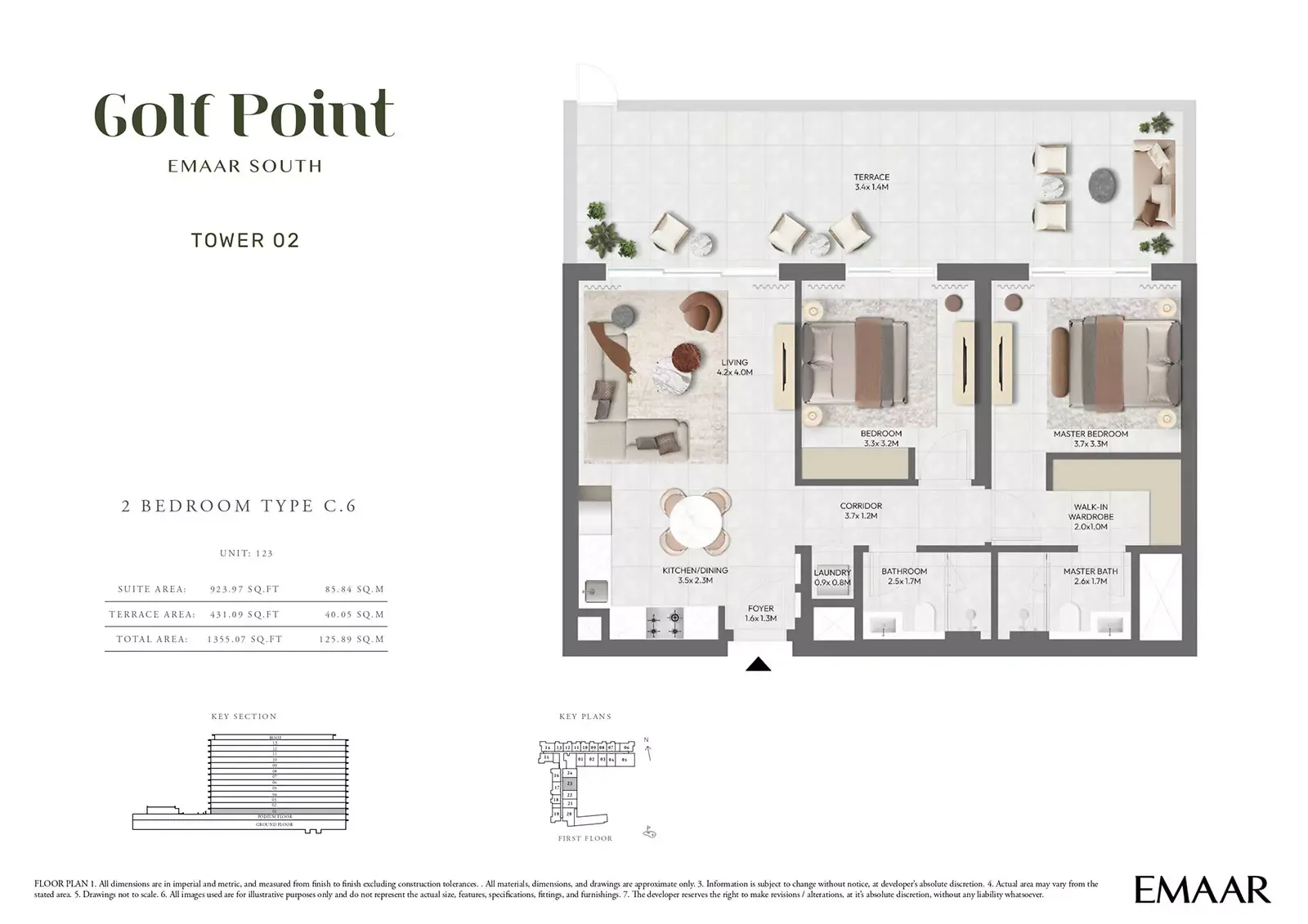 Floor plan for Type C.6