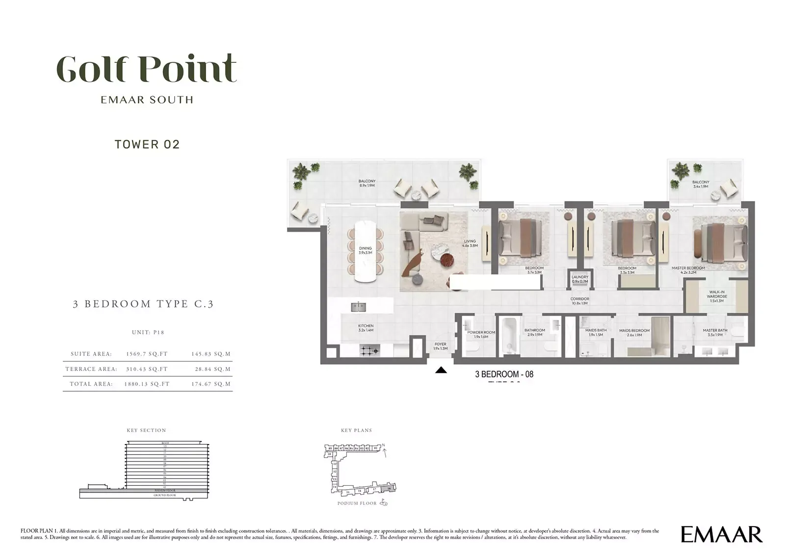 Floor plan for Type C.3