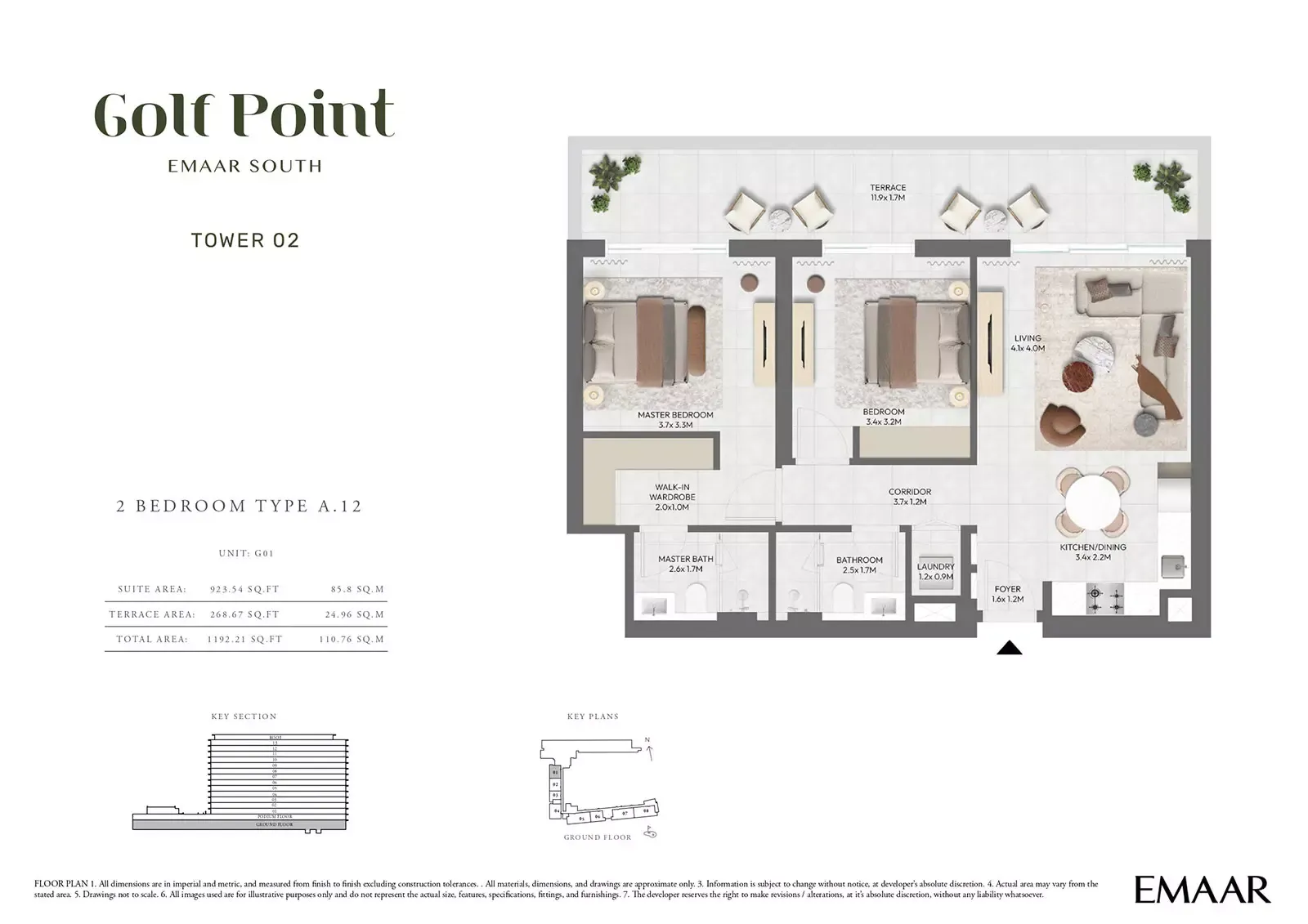 Floor plan for Type A.12