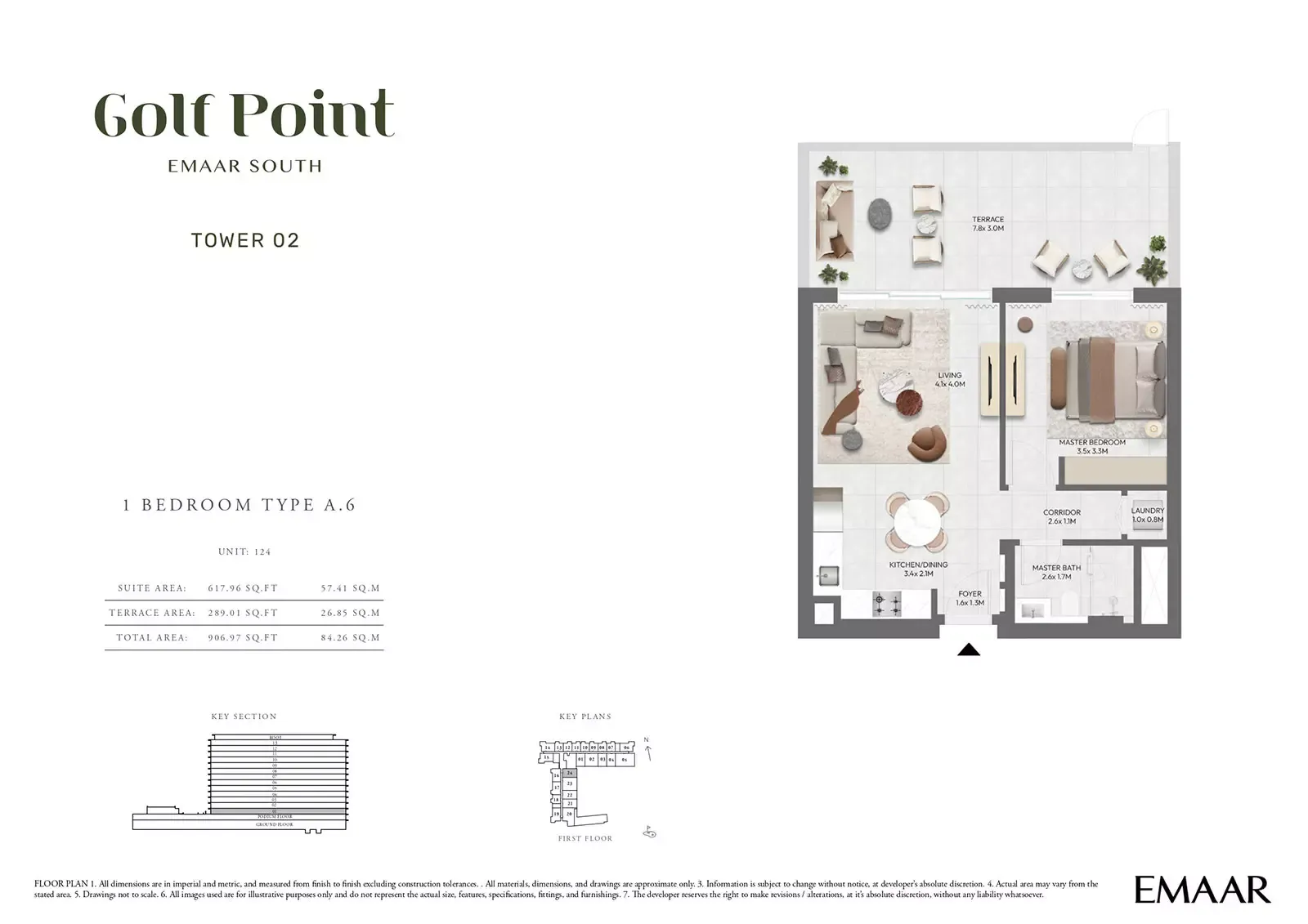 Floor plan for Type A.6