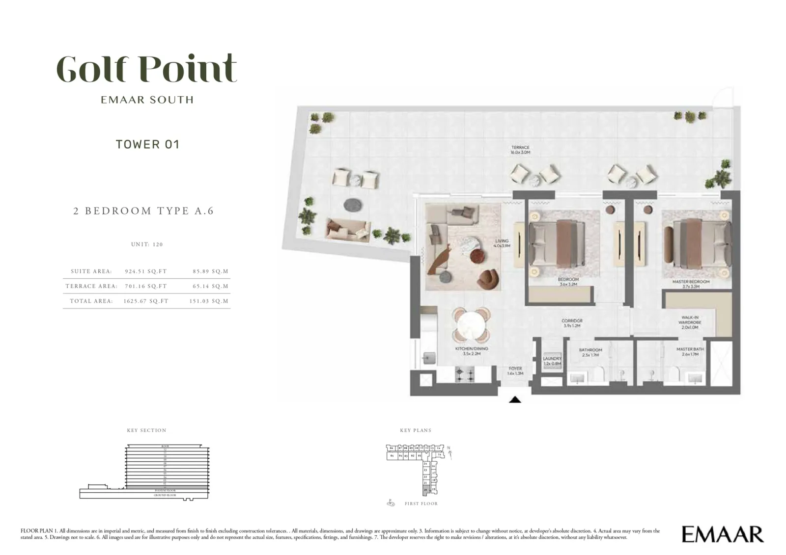 Floor plan for Type A.6