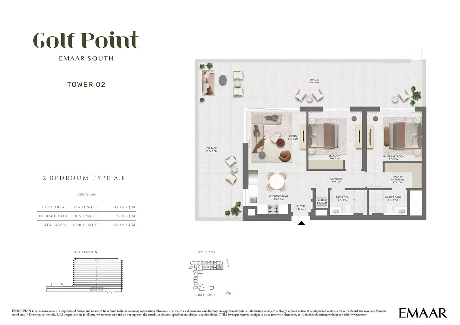 Floor plan for Type A.8