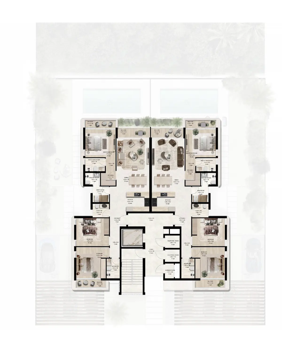 Floor plan for Type 1