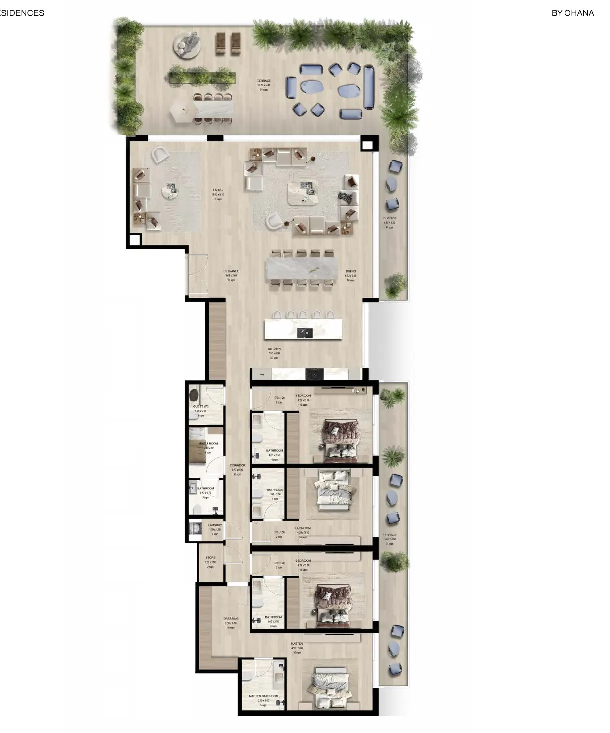 Floor plan for Type 1